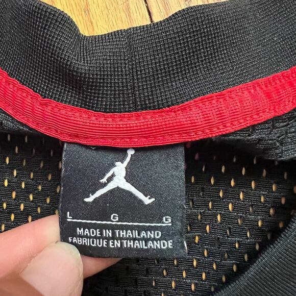 Dwayne Wade Jersey Mens Large #3 Jordan Black NBA Basketball - Picture 6 of 10